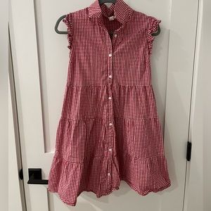 Collared Checkered Dress